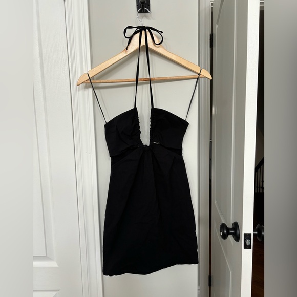 PULL&BEAR Halter Dress with Cut-out - Picture 1 of 5